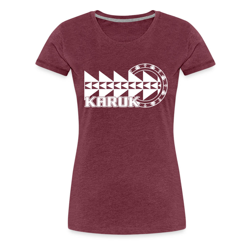 Karuk Women’s Premium T-Shirt - heather burgundy