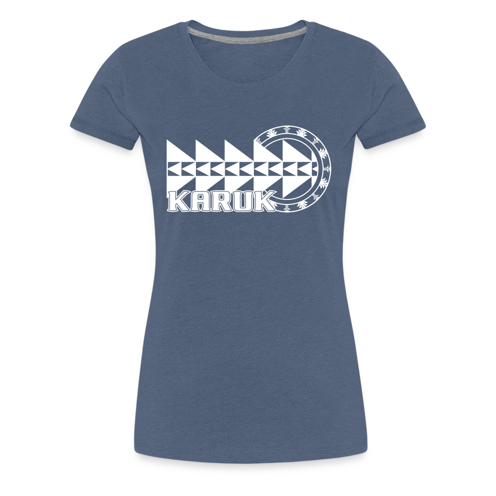 Karuk Women’s Premium T-Shirt - heather blue