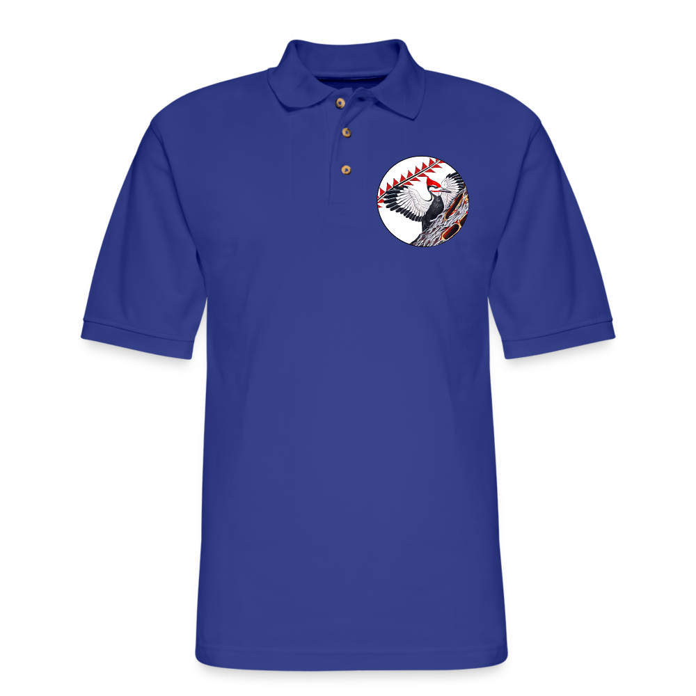Kokonew Men's Pique Polo Shirt - royal blue