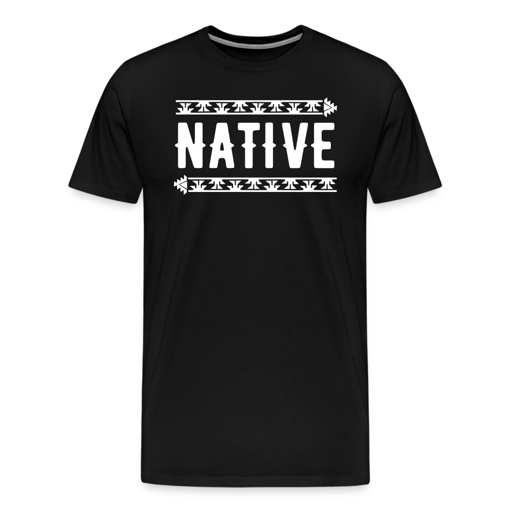 Native Frog Men's Premium T-Shirt - black