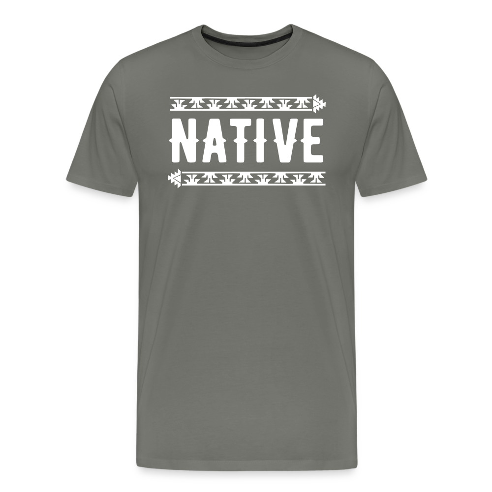 Native Frog Men's Premium T-Shirt - asphalt gray