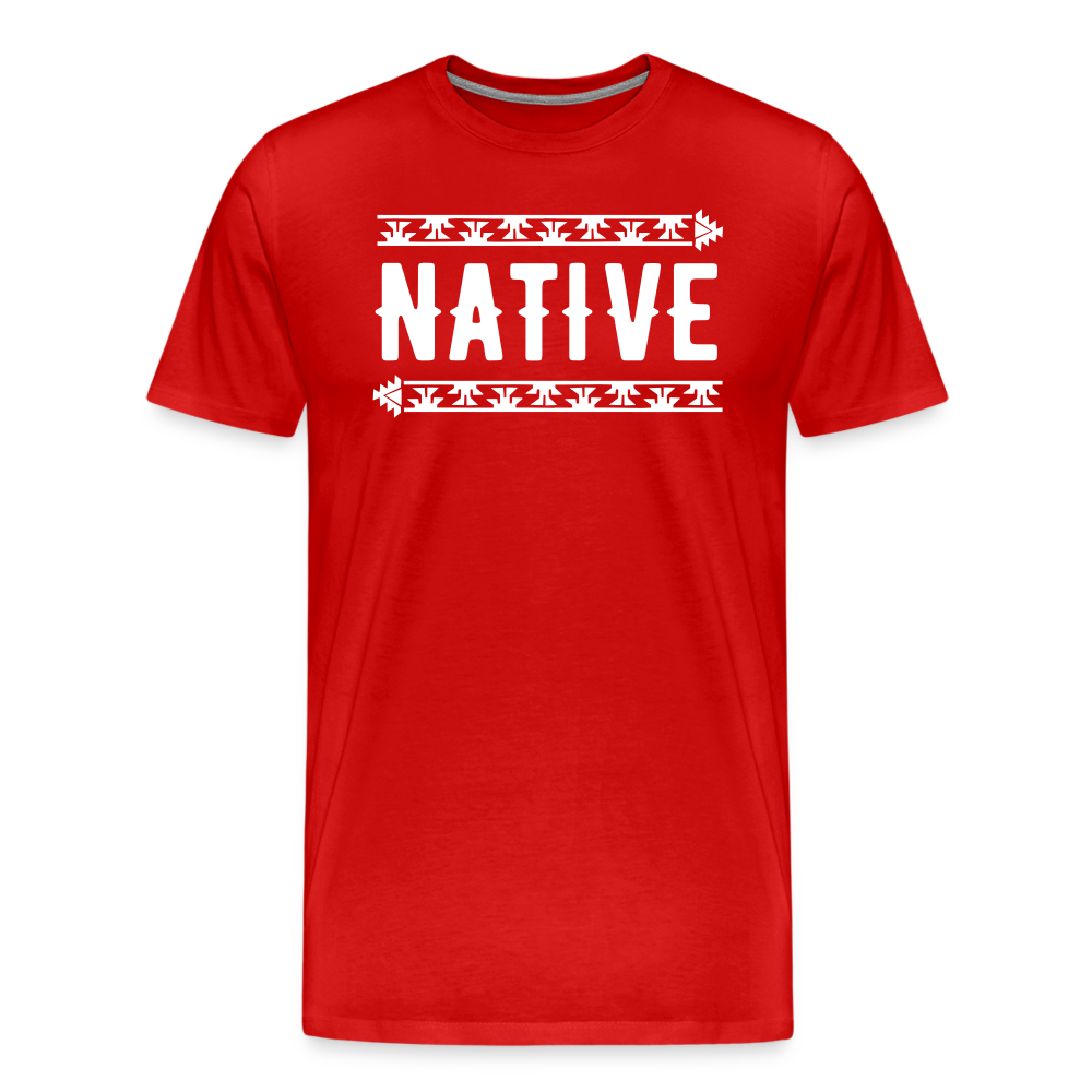 Native Frog Men's Premium T-Shirt - red