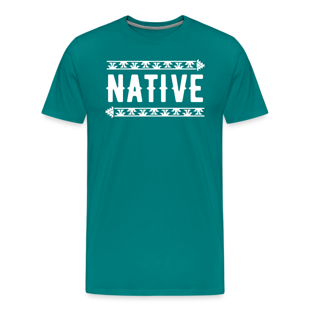 Native Frog Men's Premium T-Shirt - teal