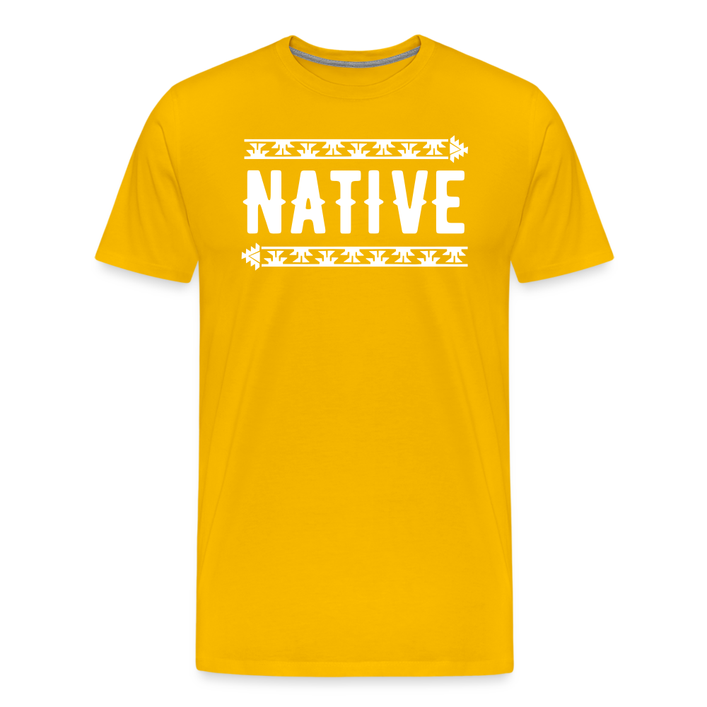 Native Frog Men's Premium T-Shirt - sun yellow