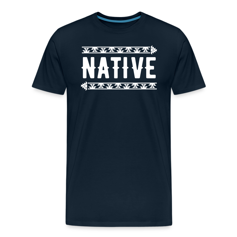 Native Frog Men's Premium T-Shirt - deep navy