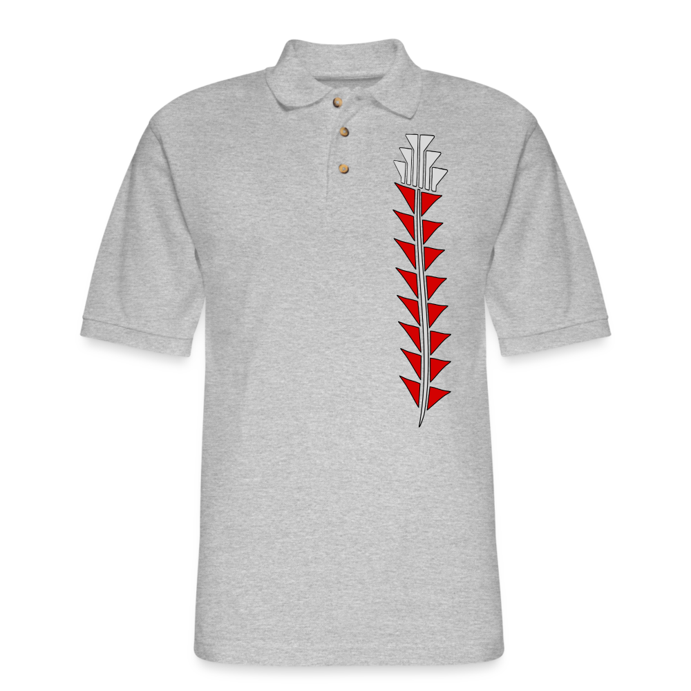 Men's Pique Polo Shirt - heather gray