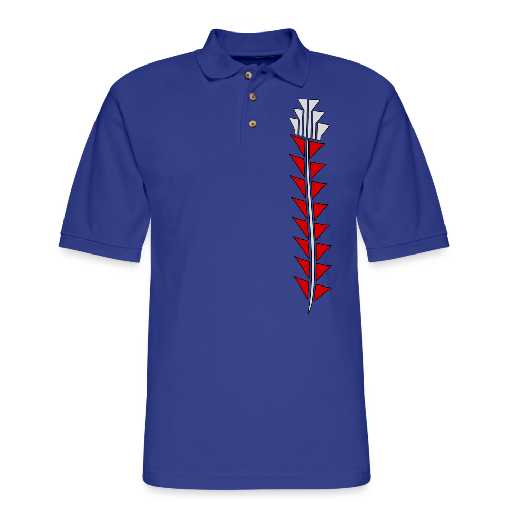 Men's Pique Polo Shirt - royal blue