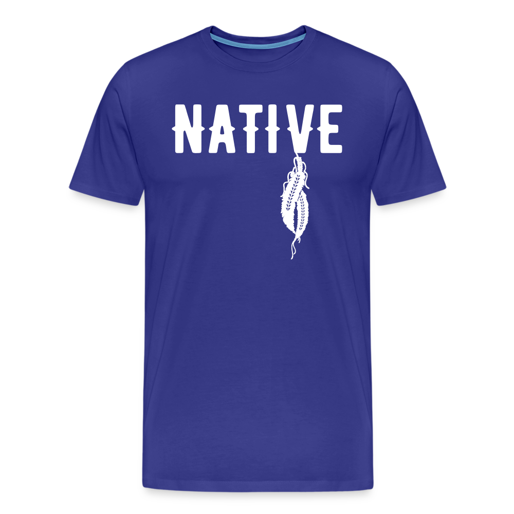 Native Feather Men's Premium T-Shirt - royal blue