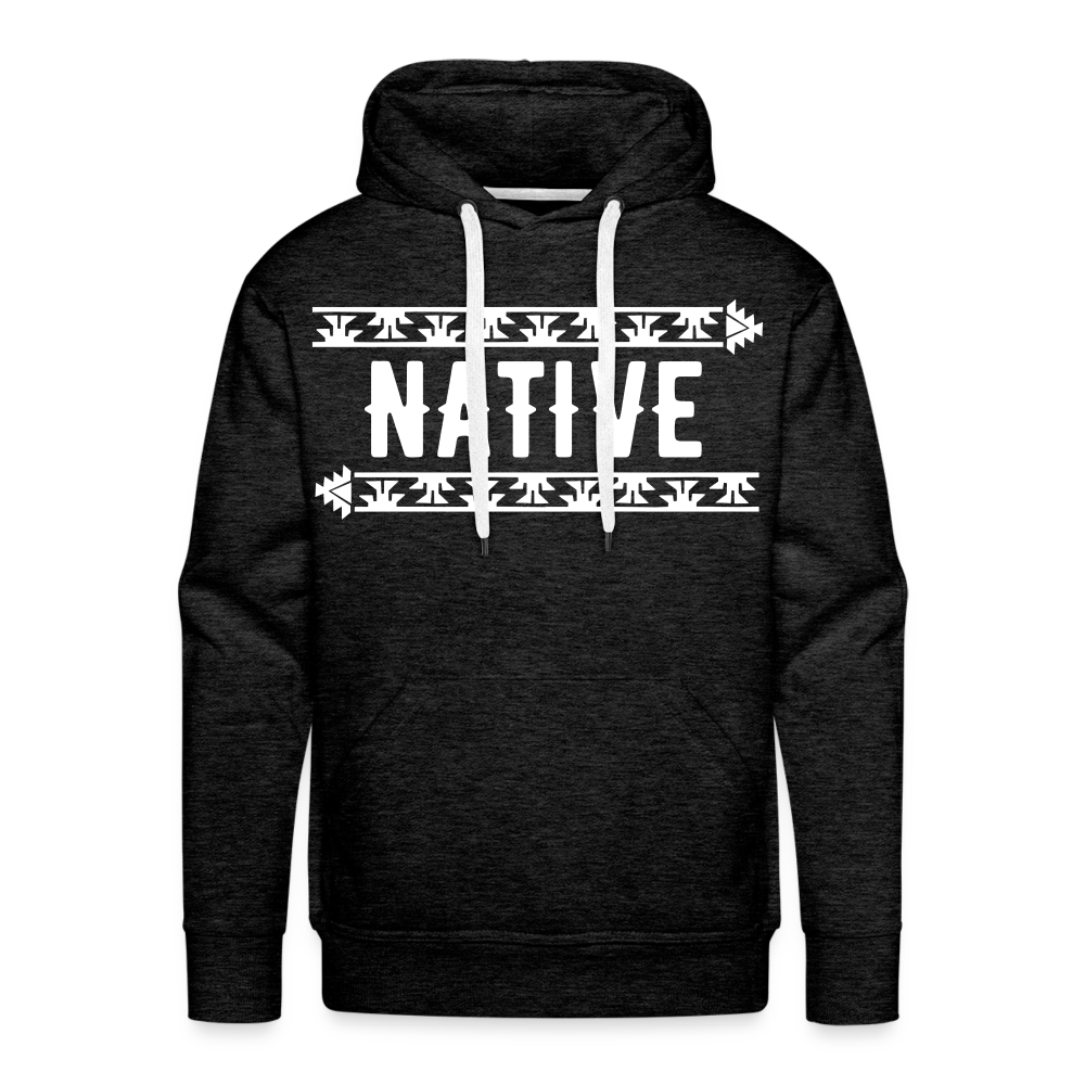 Native Frogs Men’s Premium Hoodie - charcoal grey