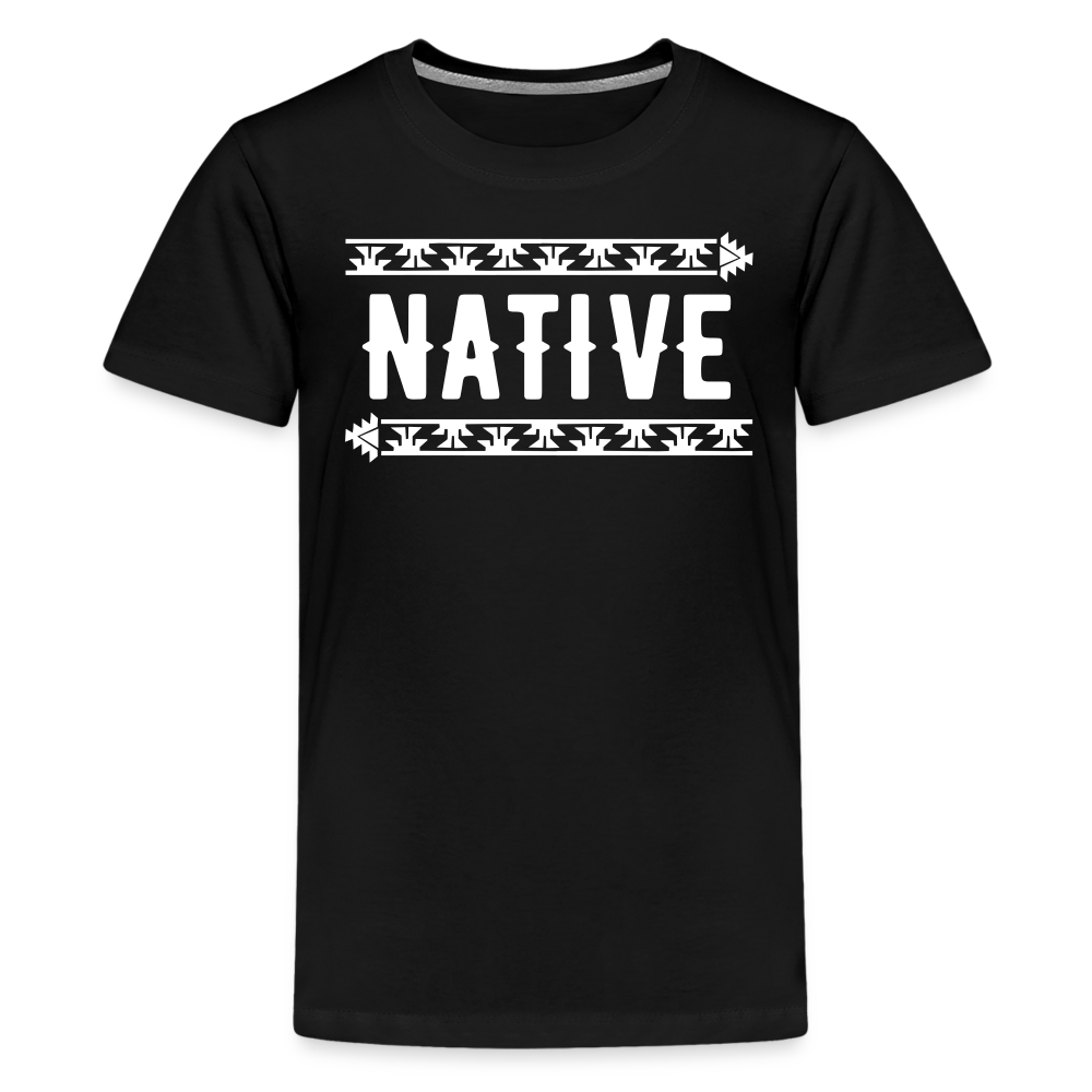 Native Frogs Kids' Premium T-Shirt - black