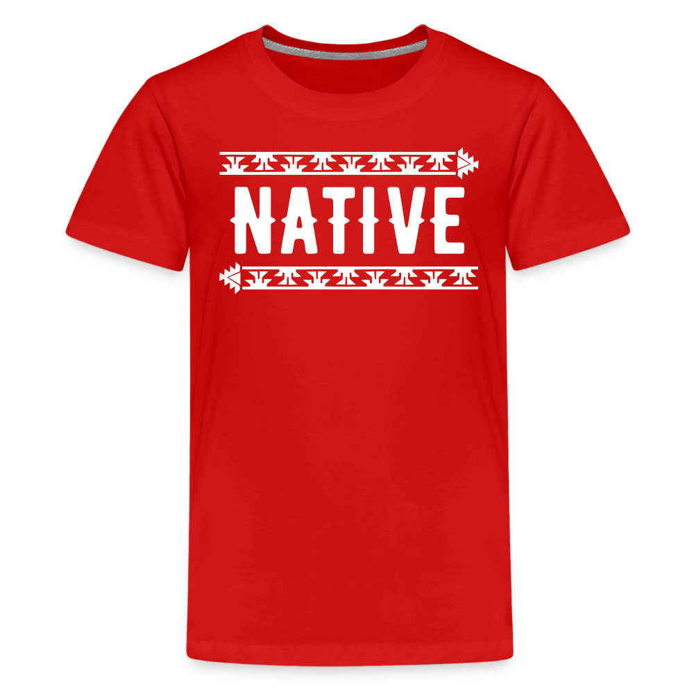 Native Frogs Kids' Premium T-Shirt - red