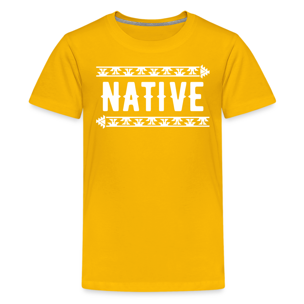 Native Frogs Kids' Premium T-Shirt - sun yellow