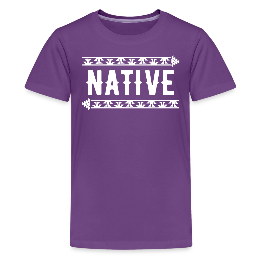 Native Frogs Kids' Premium T-Shirt - purple