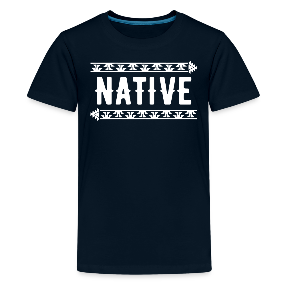 Native Frogs Kids' Premium T-Shirt - deep navy