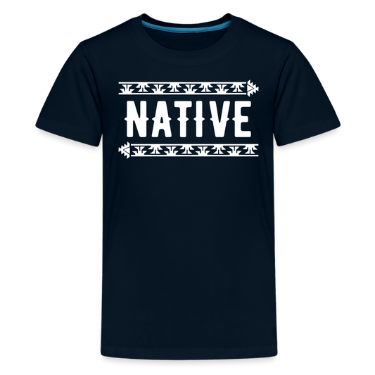 Native Frogs Kids' Premium T-Shirt - deep navy