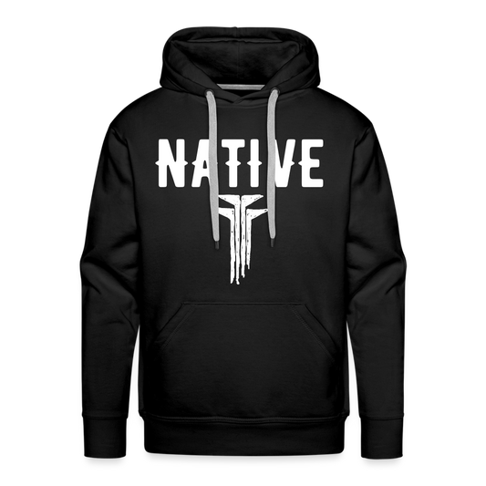 Native Frogs Sketch Men’s Premium Hoodie - black