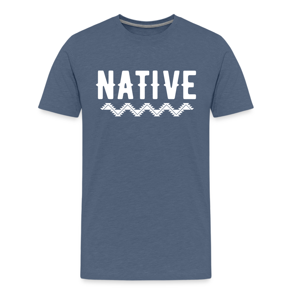 Native Kids' Premium T-Shirt - heather blue