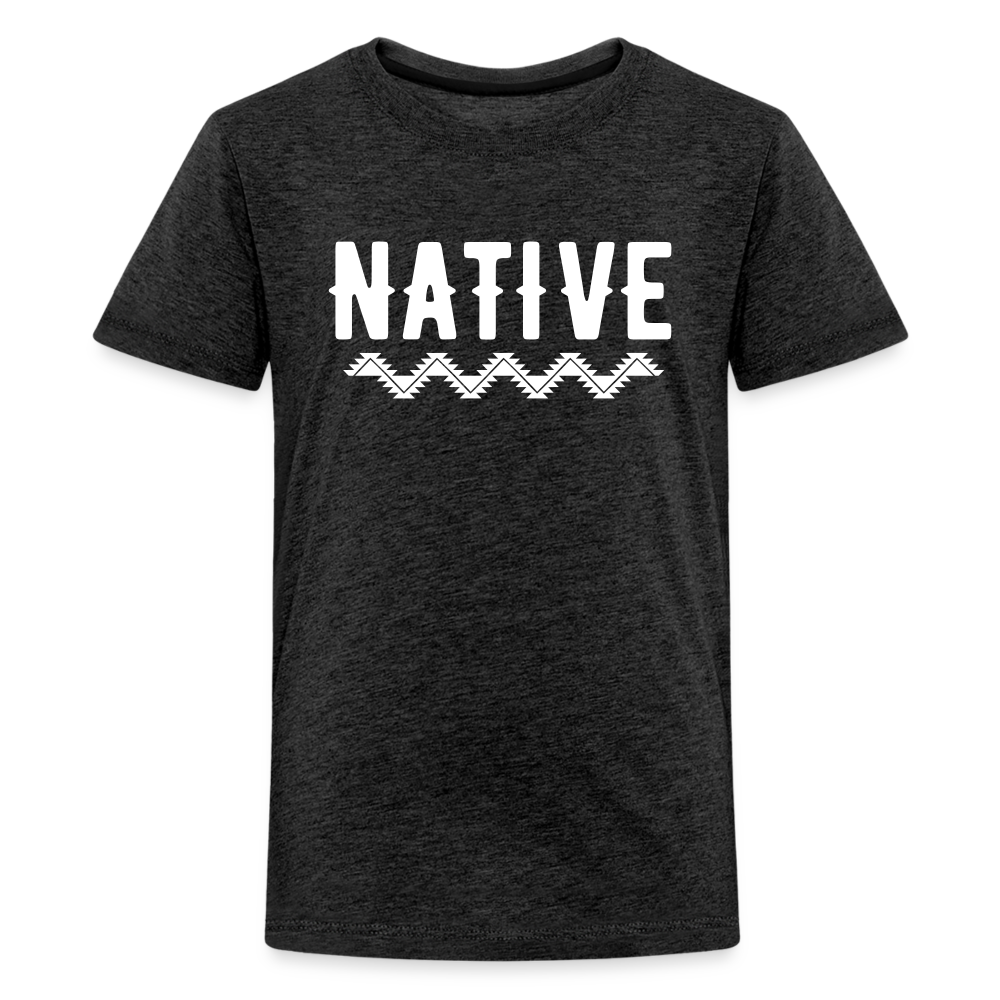 Native Kids' Premium T-Shirt - charcoal grey