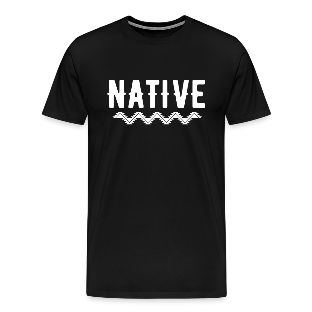 Native Men's Premium T-Shirt - black