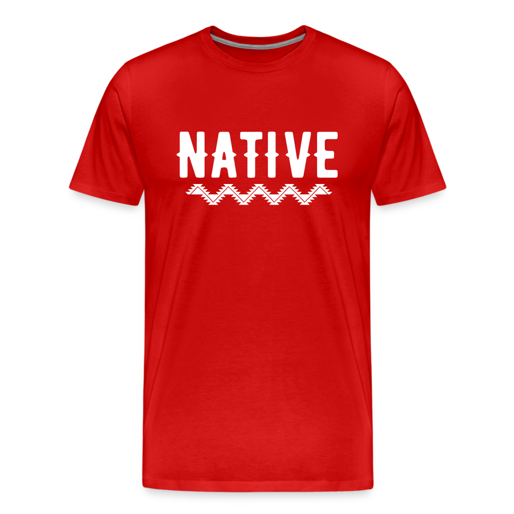 Native Men's Premium T-Shirt - red