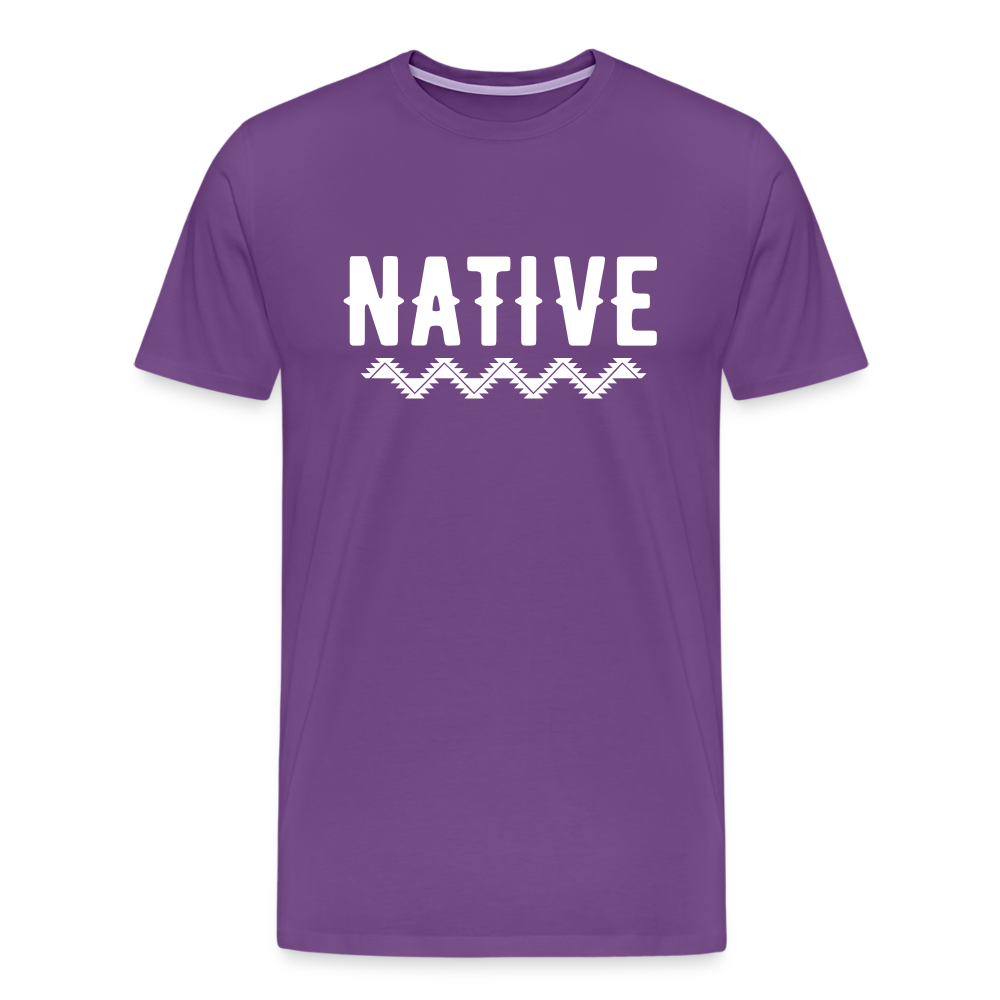 Native Men's Premium T-Shirt - purple