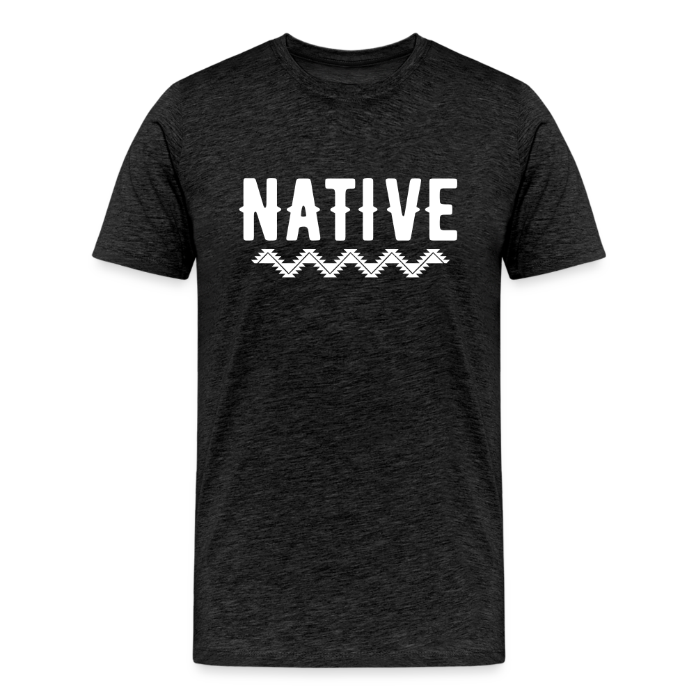 Native Men's Premium T-Shirt - charcoal grey