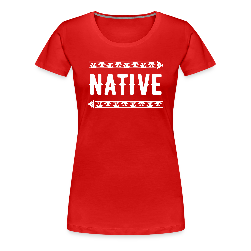 Native Frogs Women’s Premium T-Shirt - red