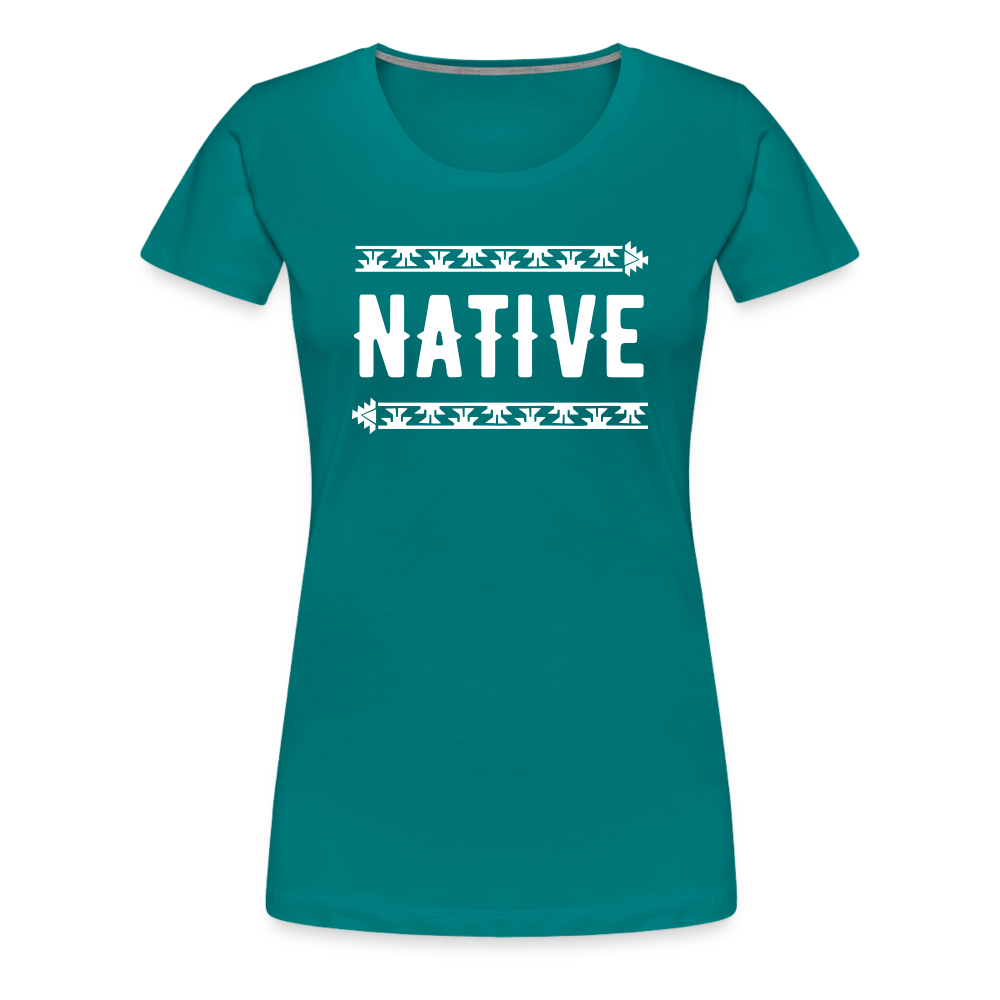 Native Frogs Women’s Premium T-Shirt - teal