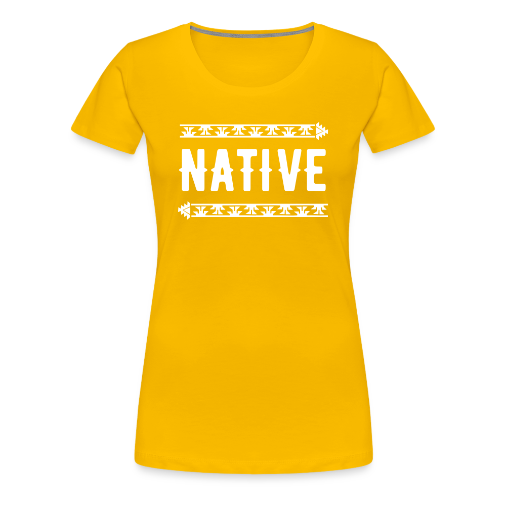 Native Frogs Women’s Premium T-Shirt - sun yellow