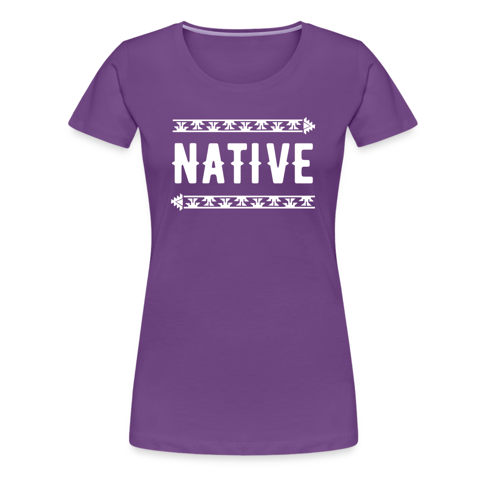 Native Frogs Women’s Premium T-Shirt - purple