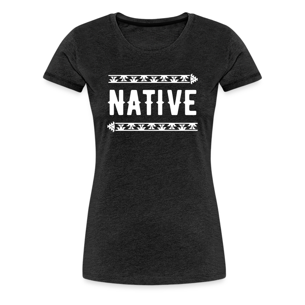 Native Frogs Women’s Premium T-Shirt - charcoal grey