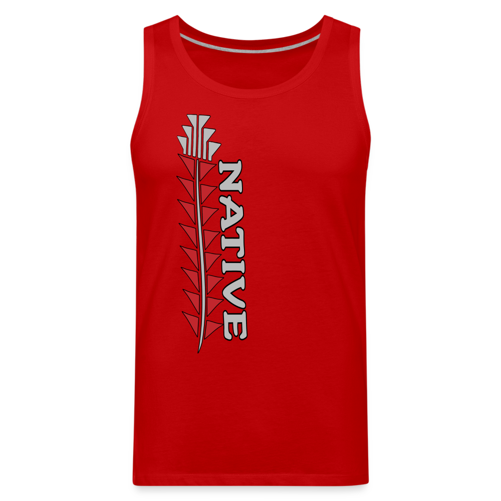 Native Men’s Premium Tank - red