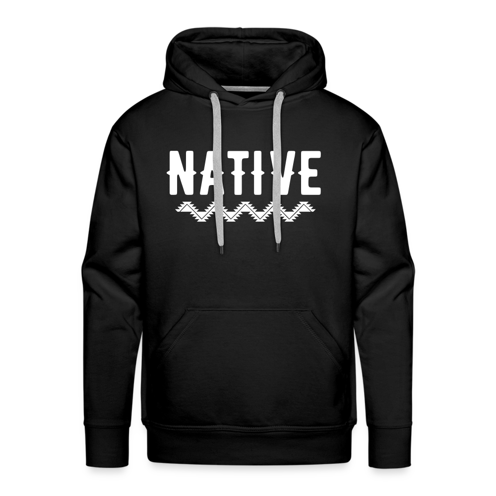 Native Men’s Premium Hoodie - black
