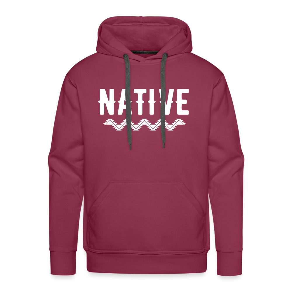 Native Men’s Premium Hoodie - burgundy