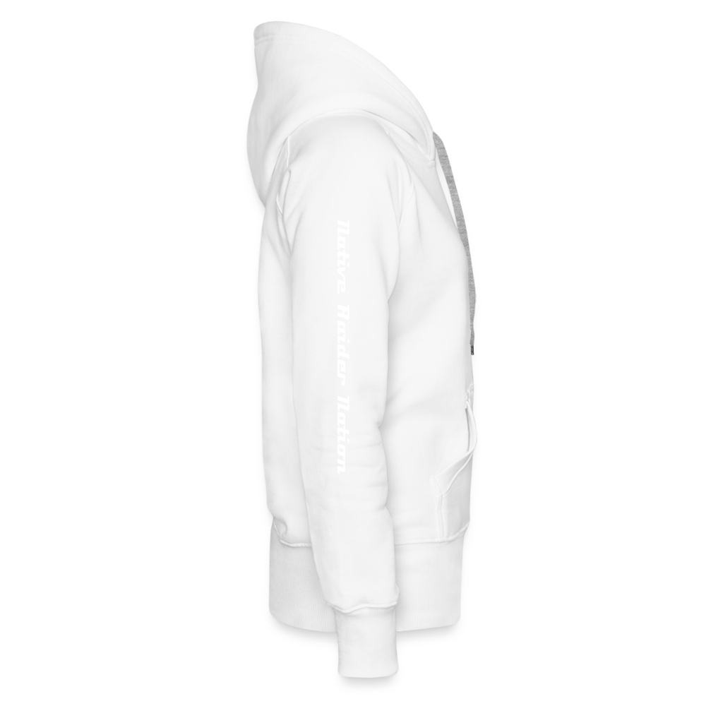 Native Raider Women’s Premium Hoodie - white