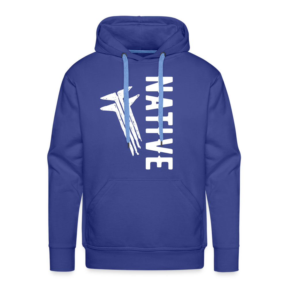 Native Slanted Frogs Men’s Premium Hoodie - royal blue