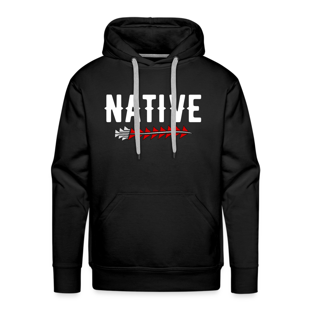 Native Sturgeon Men’s Premium Hoodie - black