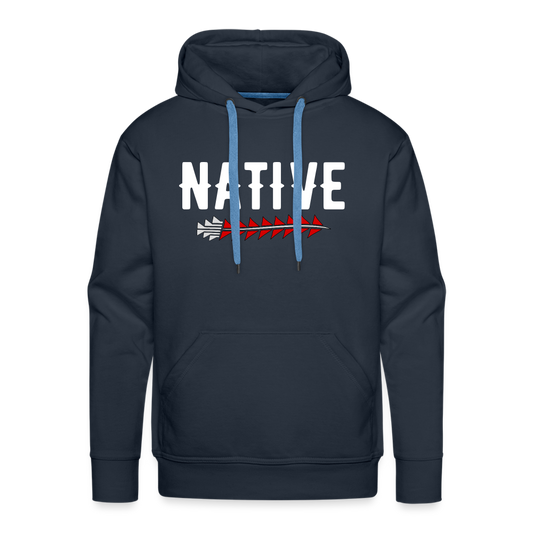Native Sturgeon Men’s Premium Hoodie - navy