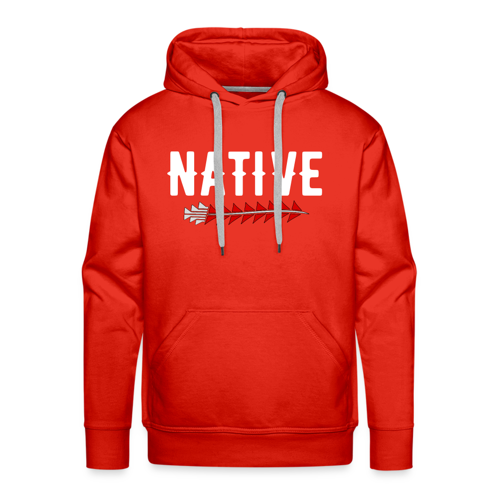 Native Sturgeon Men’s Premium Hoodie - red