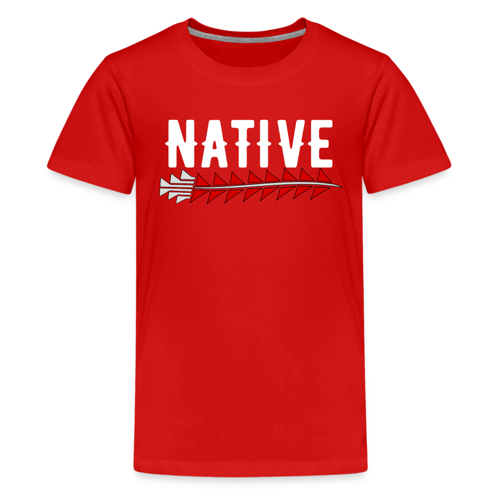 Native Sturgeon Kids' Premium T-Shirt - red