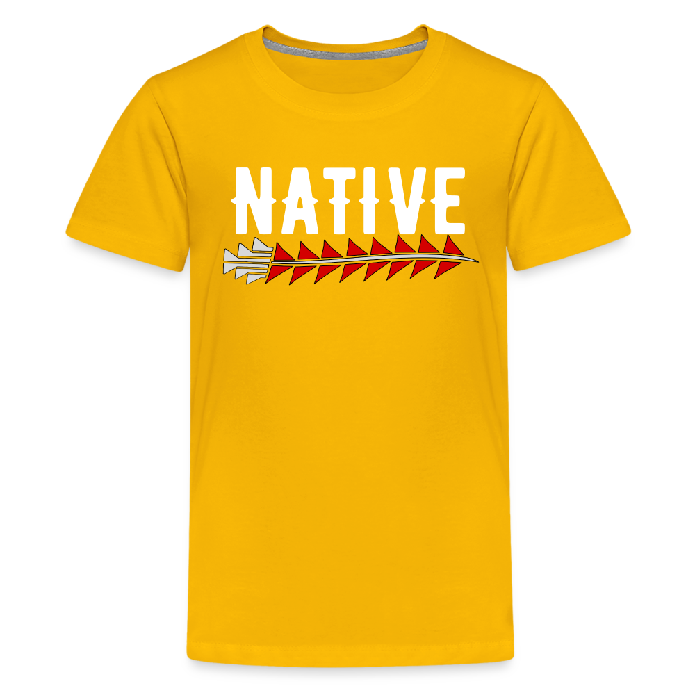 Native Sturgeon Kids' Premium T-Shirt - sun yellow