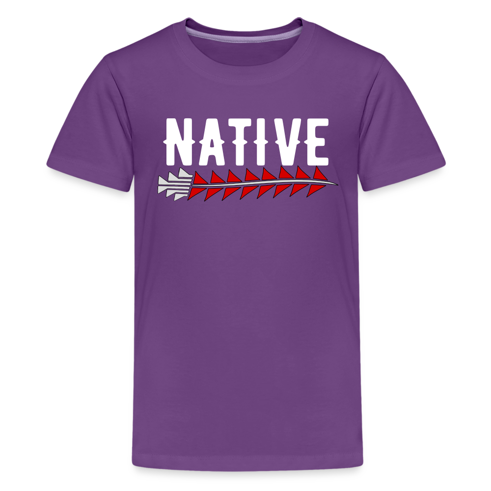 Native Sturgeon Kids' Premium T-Shirt - purple