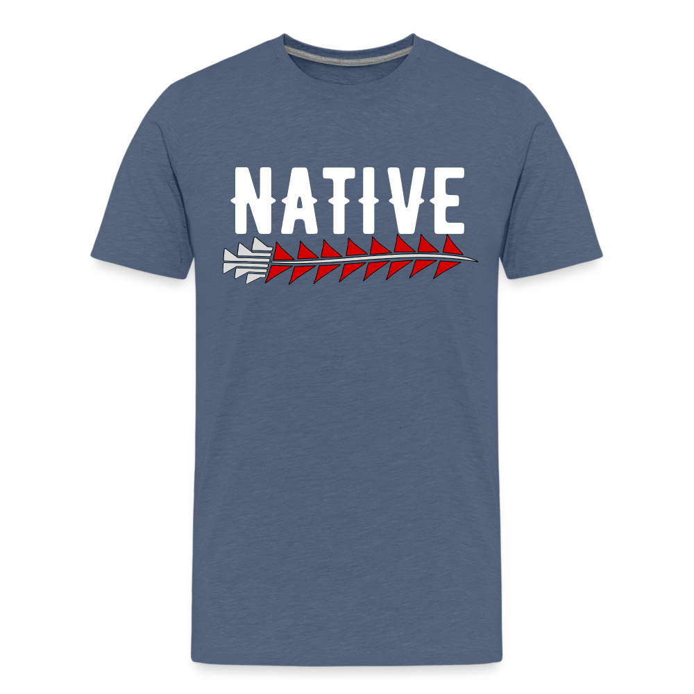 Native Sturgeon Kids' Premium T-Shirt - heather blue