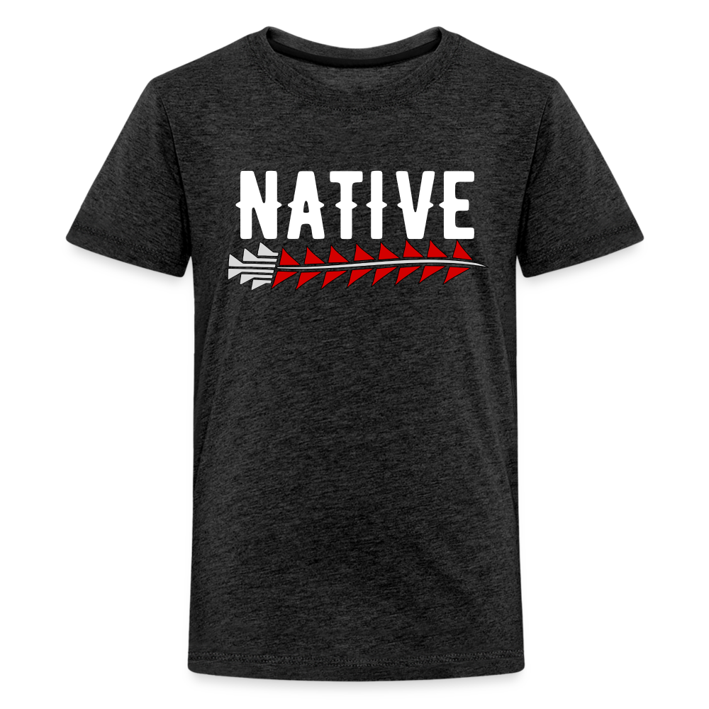 Native Sturgeon Kids' Premium T-Shirt - charcoal grey