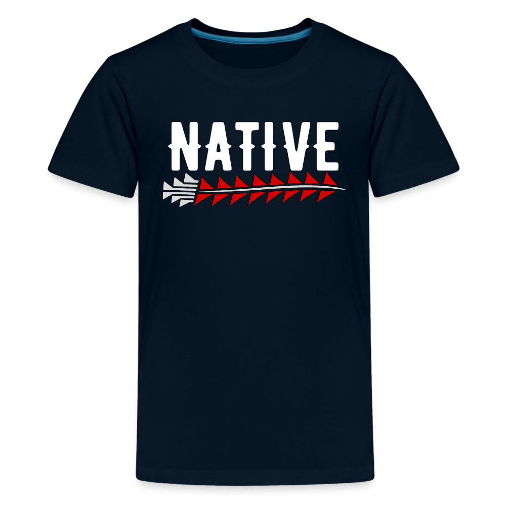 Native Sturgeon Kids' Premium T-Shirt - deep navy