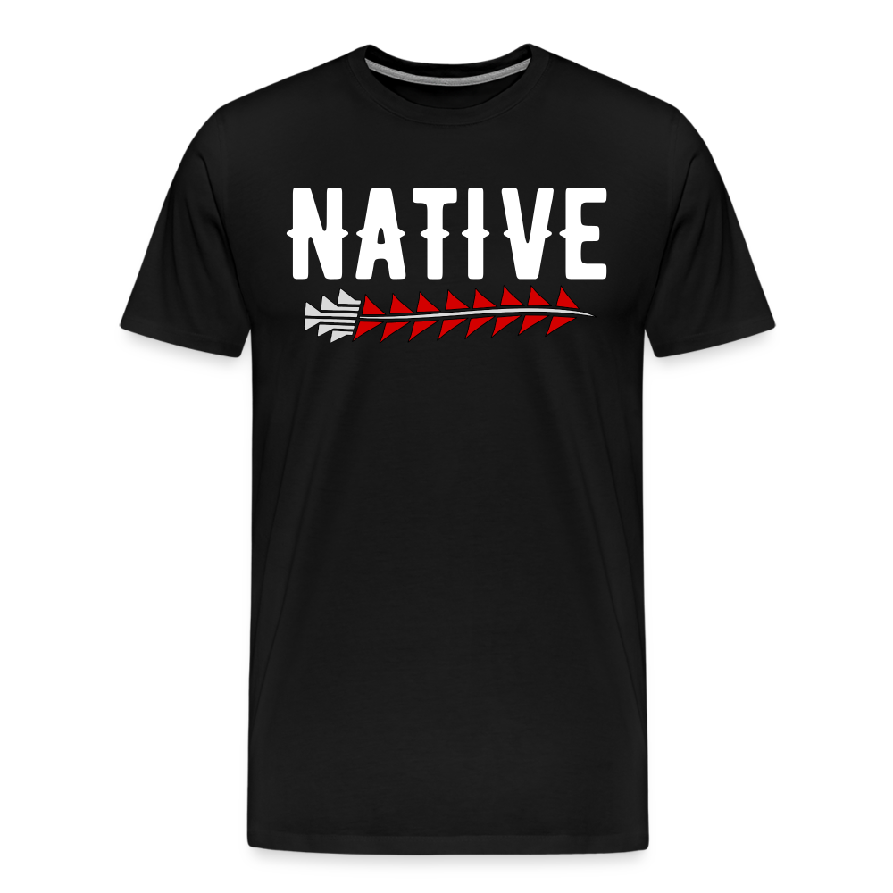 Native Sturgeon Men's Premium T-Shirt - black
