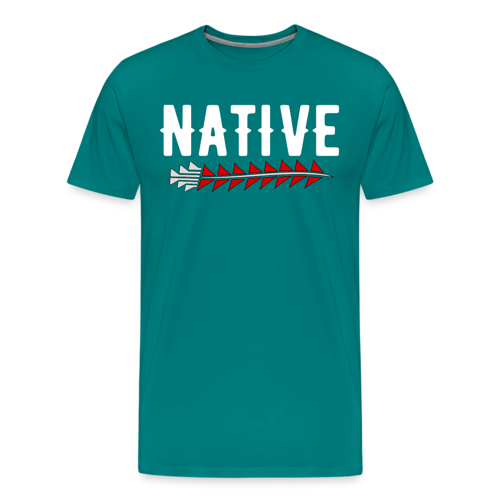 Native Sturgeon Men's Premium T-Shirt - teal