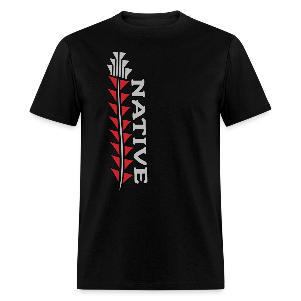 Native Sturgeon Vertical Unisex Classic T-Shirt - black