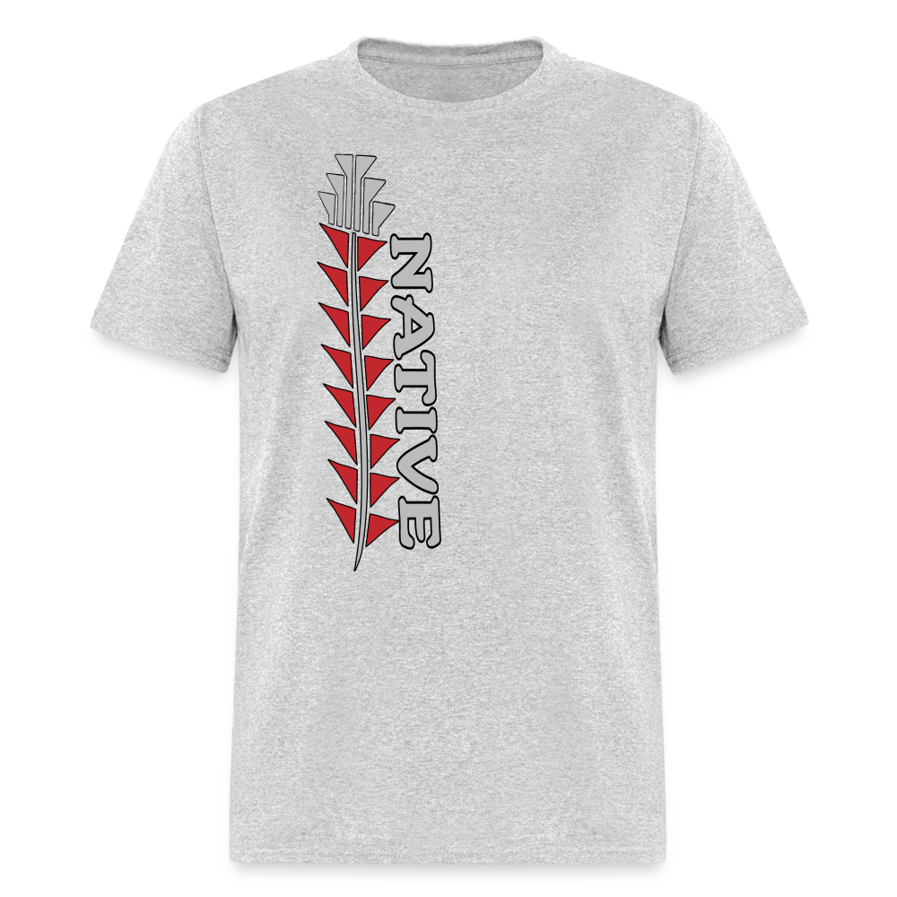 Native Sturgeon Vertical Unisex Classic T-Shirt - heather gray