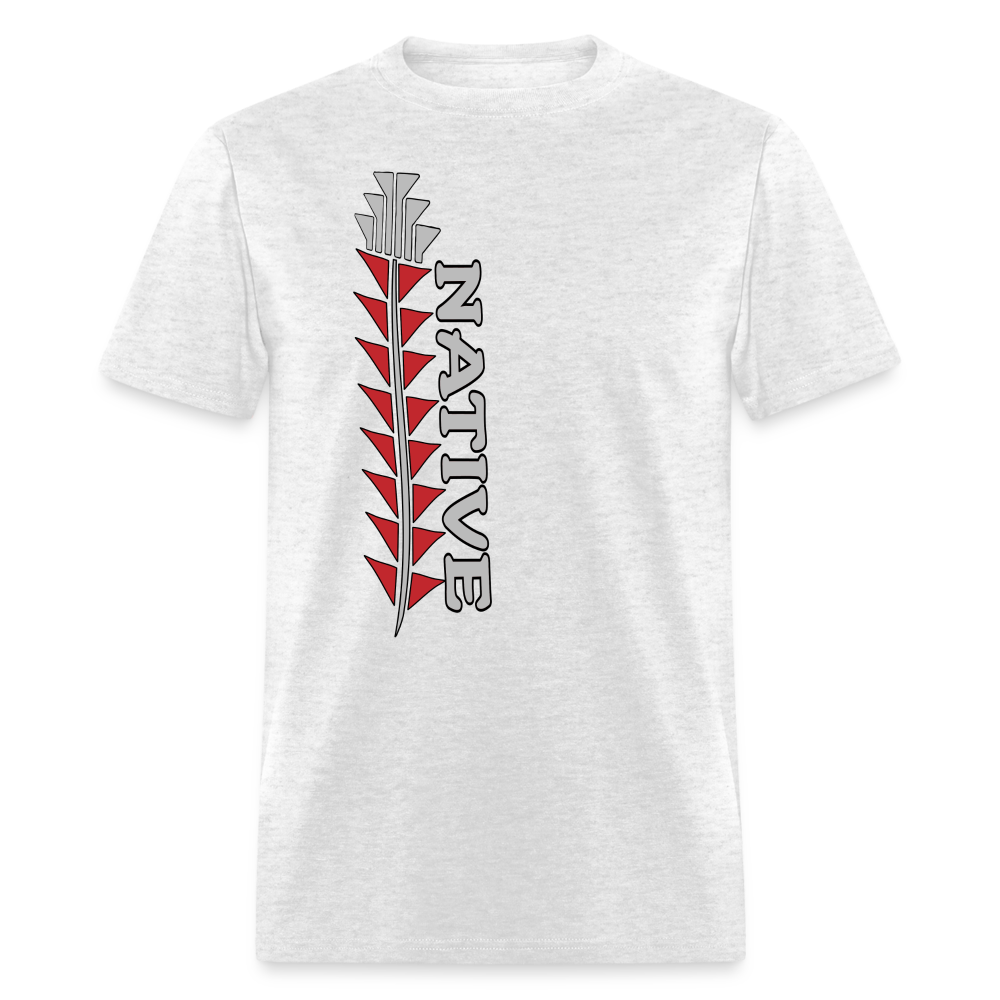 Native Sturgeon Vertical Unisex Classic T-Shirt - light heather gray